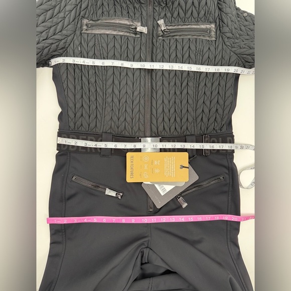 Goldbergh Vision Black Quilted Belted Ski Suit NWT Size 46 - Picture 10 of 14
